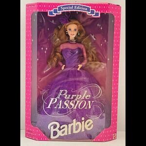 ❤️SOLD❤️Vintage 1995 Barbie Mattel Purple Passion Red Head 13555